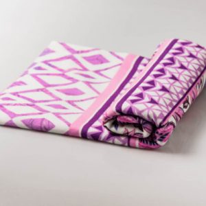 Πετσέτα μωβ λαχούρ