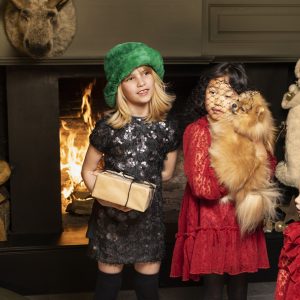 Φόρεμα μαύρο με παγιέτα M&B