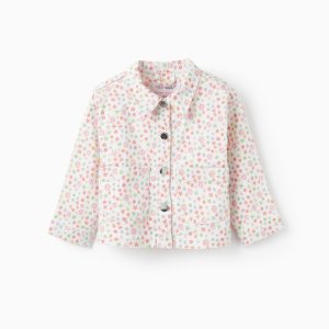 Τζιν φλοράλ βρεφικό μπουφάν