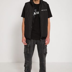 Μαύρο τζιν παντελόνι τζόγκερ Reporter Young