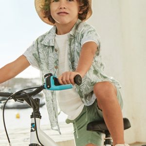 Παιδικό σετ πουκάμισο με βερμούδα λινή Mayoral