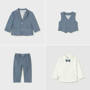 Βρεφικό κοστούμι λινό Mayoral