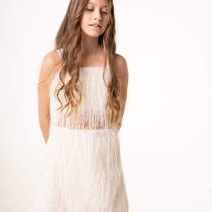 Σετ φούστα μπλούζα με κρόσσια Ge.ni.us