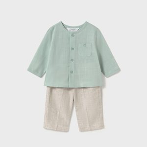 Σετ βρεφικό παντελόνι πουκάμισο Mayoral