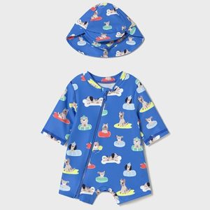 Ολόσωμο μαγιό με καπέλο σκυλάκια Mayoral