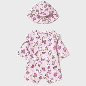 Ολόσωμο μαγιό με καπέλο παγωτό Mayoral