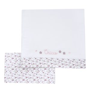 Σετ σεντόνια λίκνου με λουλούδια Chico