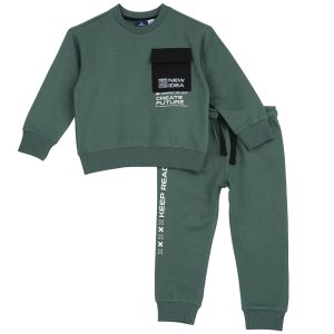 Παιδικές πράσινες φόρμες αγοριού Chicco