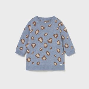 Πλεκτό γαλάζιο φόρεμα Mayoral