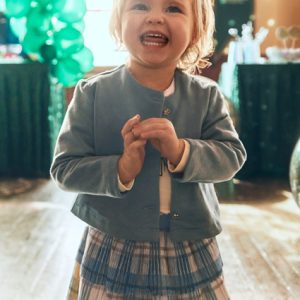 Σετ από ζακέτα φούστα και μπλούζα Mayoral