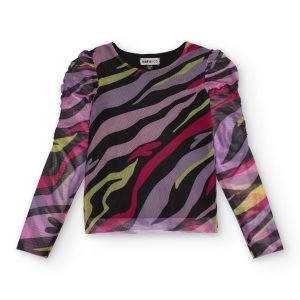 Μπλούζα ζεβρέ μωβ Nath